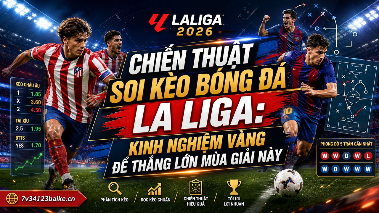 Chiến thuật soi kèo bóng đá La Liga: Kinh nghiệm vàng để thắng lớn mùa giải này