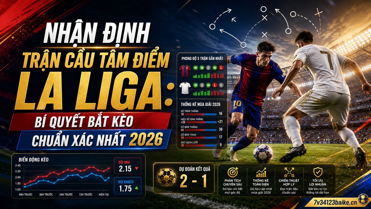 Nhận định trận cầu tâm điểm La Liga: Bí quyết bắt kèo chuẩn xác nhất 2026