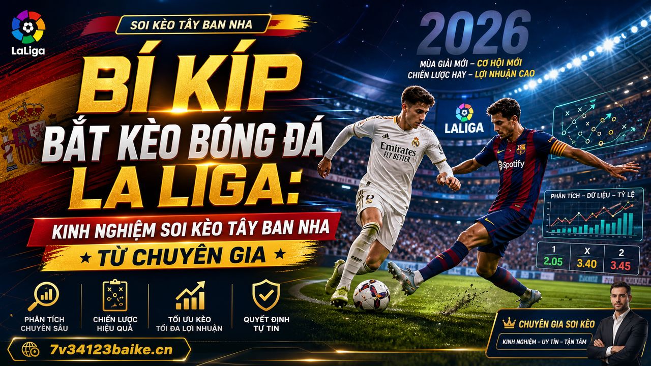 Bí kíp bắt kèo bóng đá La Liga: Kinh nghiệm soi kèo Tây Ban Nha từ chuyên gia